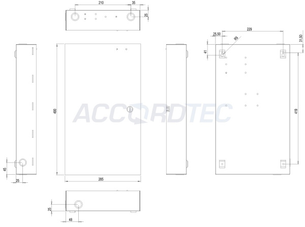 ББП-24 исп.1 Блок бесперебойного питания ACCORDTEC, 24 В, 3 A